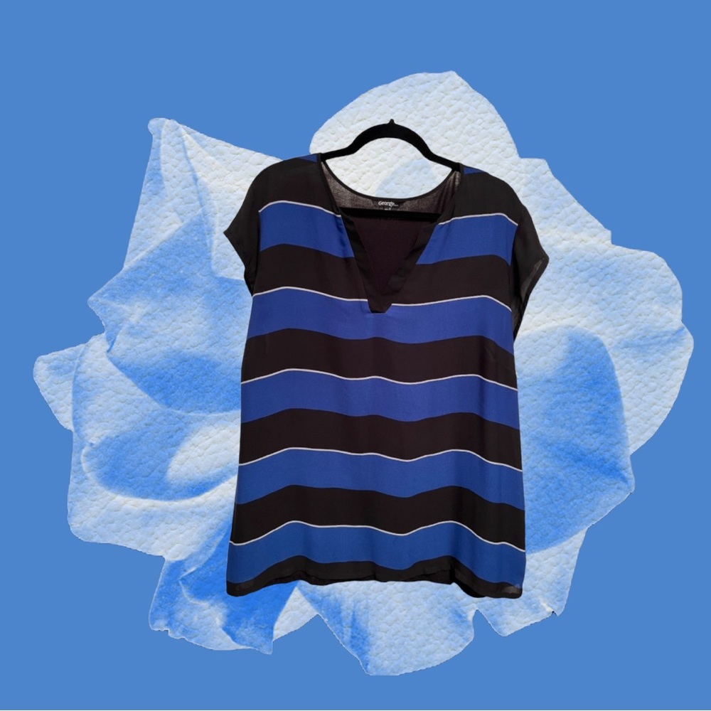 🌼2/$12 George Ladies Striped Top
